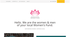 Desktop Screenshot of fdlwomensfund.com